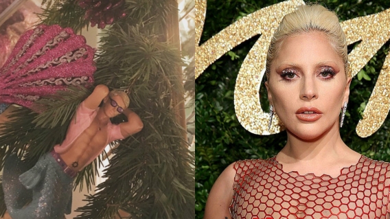 Леди Гага и её ёлка