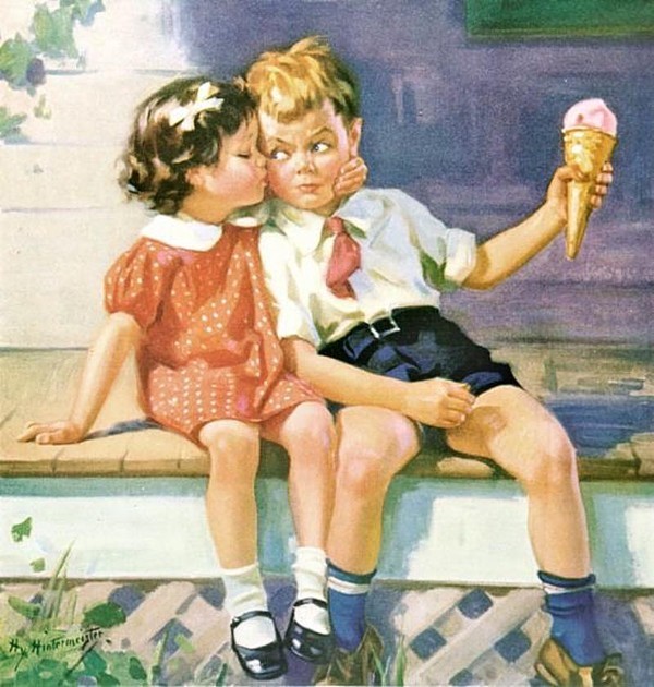 Поцелуй за мороженое
