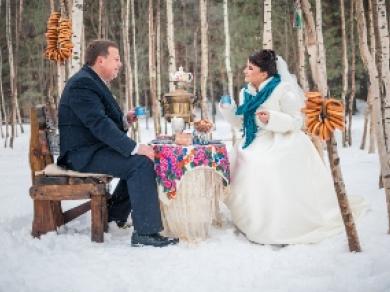 свадьба зимой